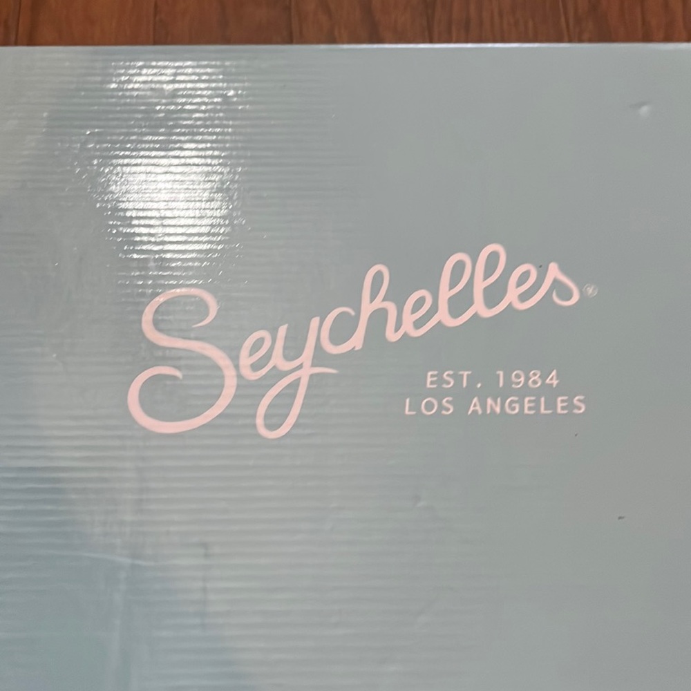 Seychelles black leather boots. 8.5